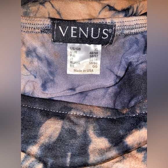 Venus Sleeveless Hooded Blue‎ Sweatshirt Women L Casual Loungewear - Picture 4 of 7